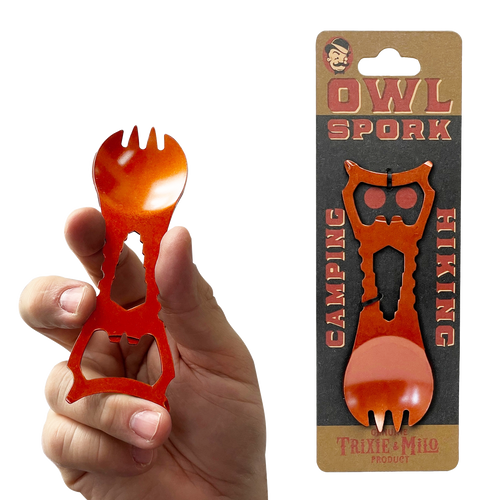 Camp Spork Multi-Tool, stainless steel camp cutlery, from Lucky Jack