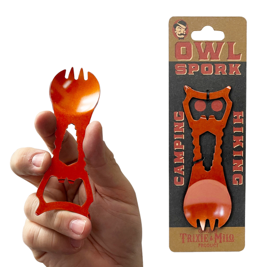 Camp Spork Multi-Tool, stainless steel camp cutlery, from Lucky Jack