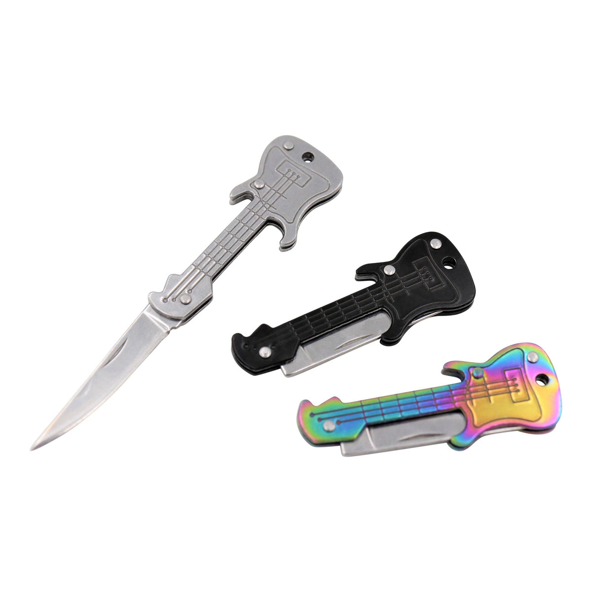 Guitar Keychain Knife
