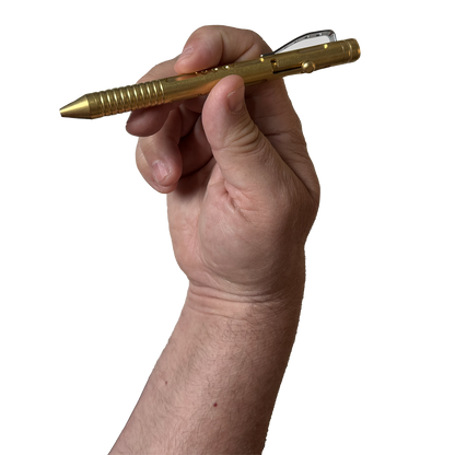 Bolt-Action Brass Pen, 12-Pack