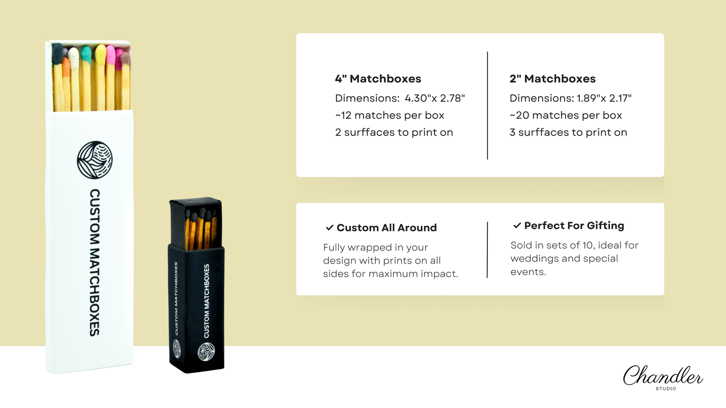 Custom Photo Matchboxes