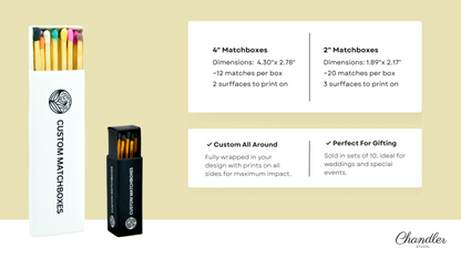 Custom Photo Matchboxes