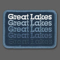 DDC-256 Great Lakes Stack embroidered souvenir patch by Draplin Design Co.