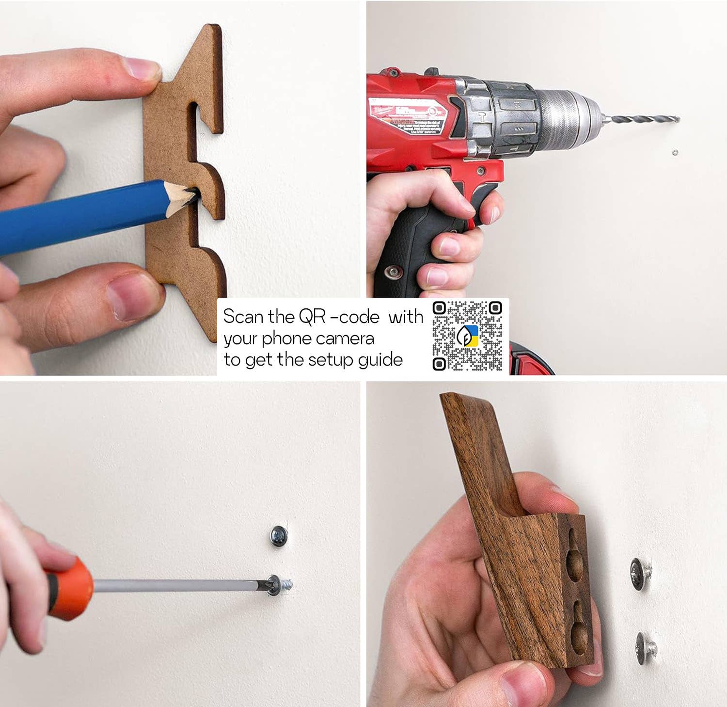 Solid Wood Wall Coat Hooks, handmade wooden coat hooks, from thehrdwood