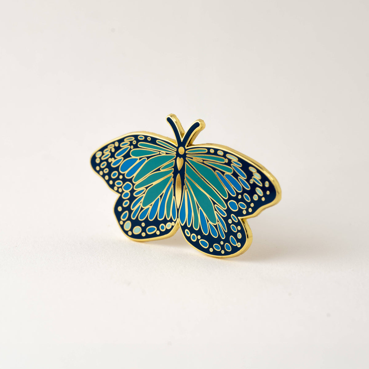 Blue Morpho Butterfly Pin