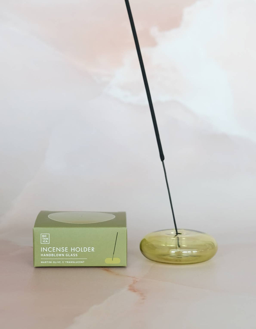 Handblown Glass Incense Holder