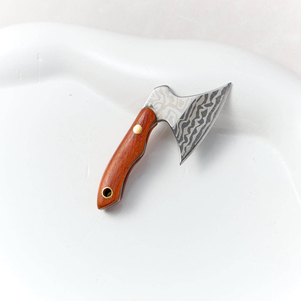 Mini Hatchet Keychain Knife
