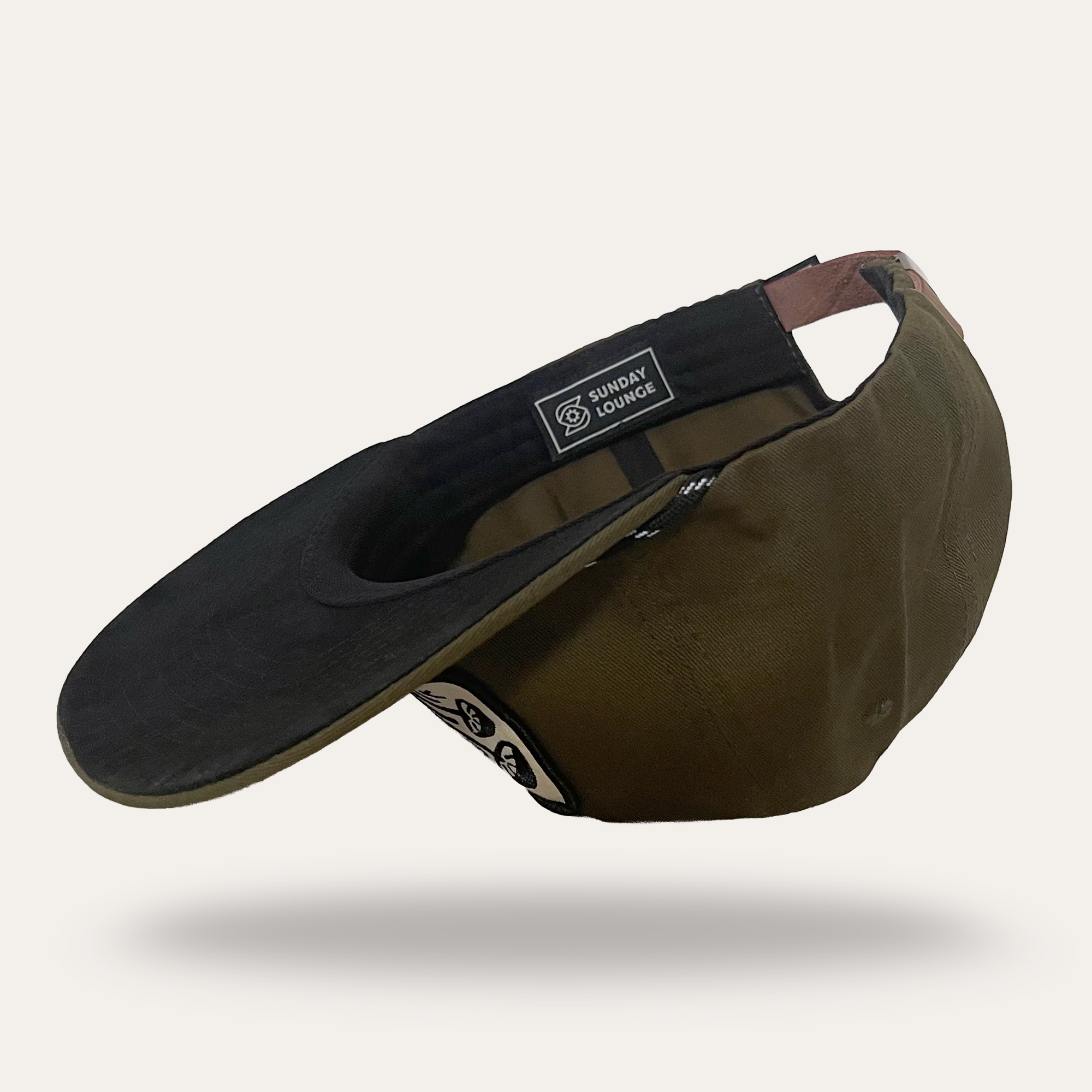 Mushroom Hat in forest green cotton twill, from Sunday Lounge