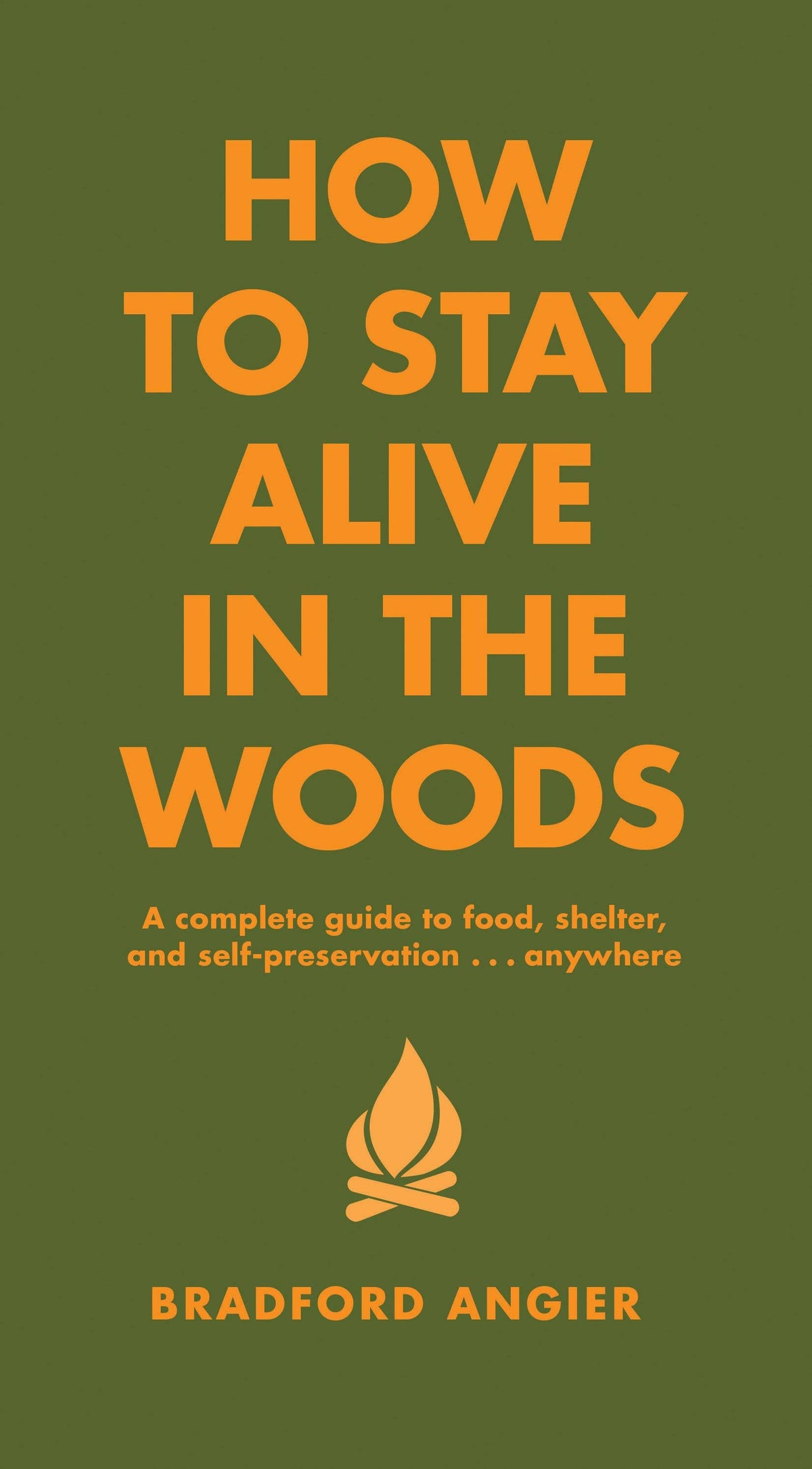 How to Stay Alive in the Woods by Bradford Angier, hardcover cover
