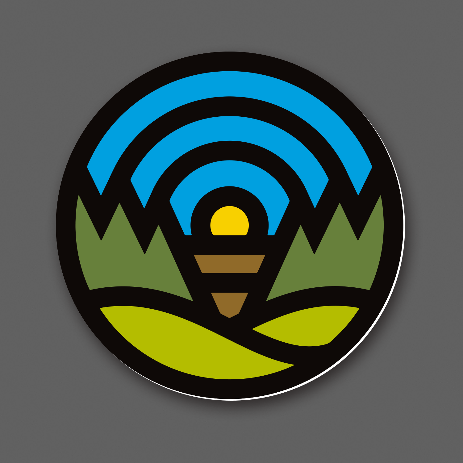 DDC-156 Wilds vinyl decal by Draplin Design Co.