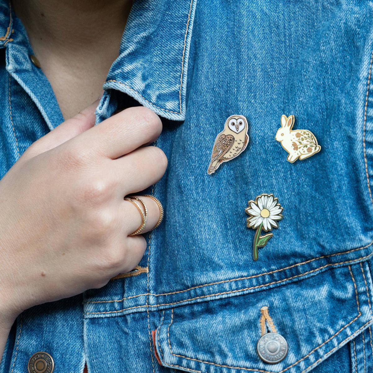 Barn Owl Pin