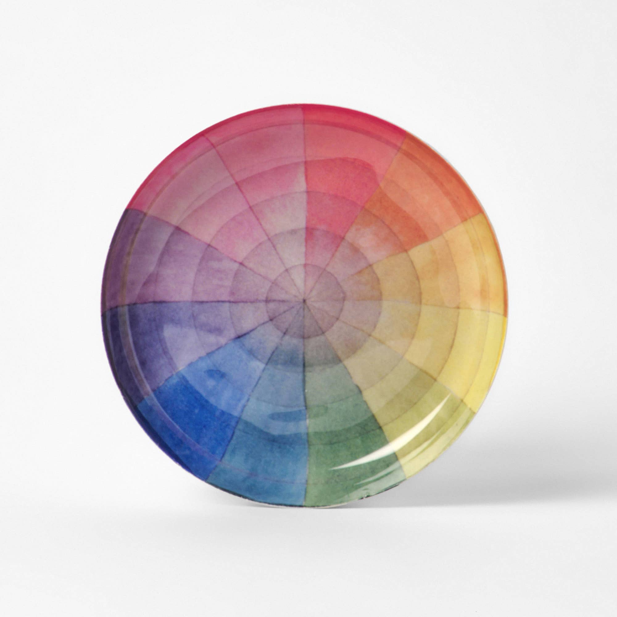Vintage Colour Wheel Enamel Tray