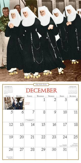 Nuns Having Fun Wall Calendar 2027
