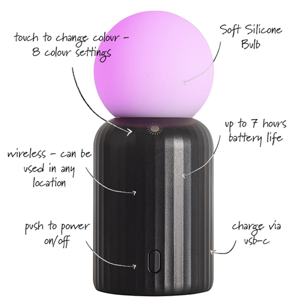 Mini Wireless 8 Colour Changing Lamp