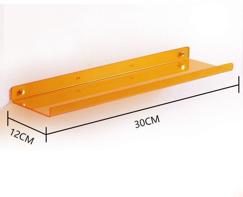 Estante flotante de acrílico