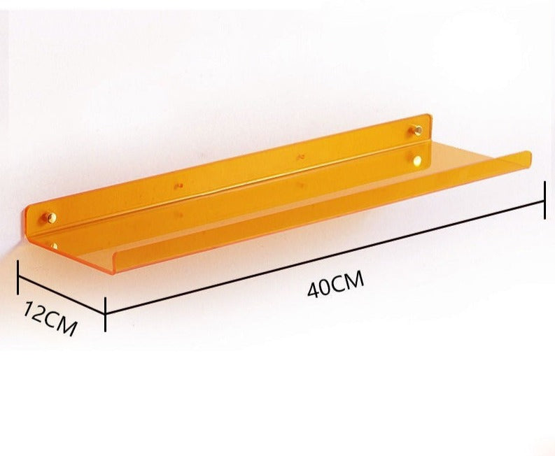 Estante flotante de acrílico