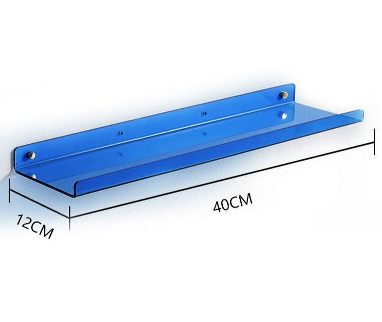 Estante flotante de acrílico