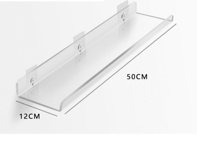 Estante flotante de acrílico