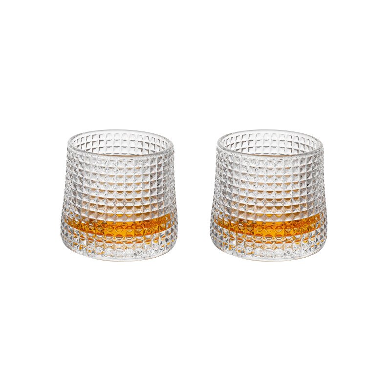 Elegant Rolling Whiskey Glass