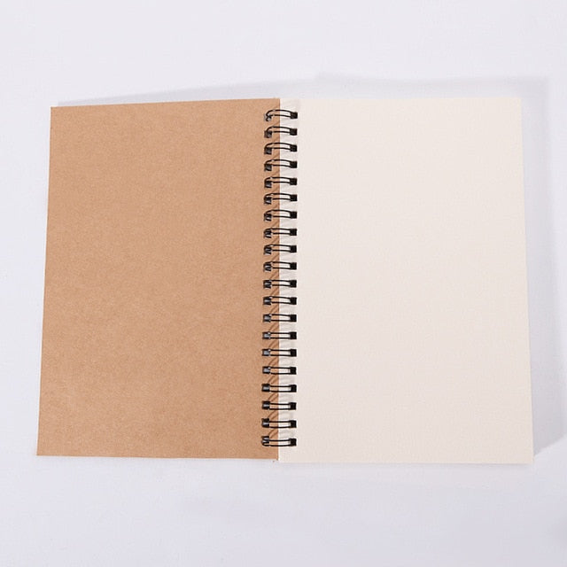 Cuaderno de bocetos encuadernado en espiral